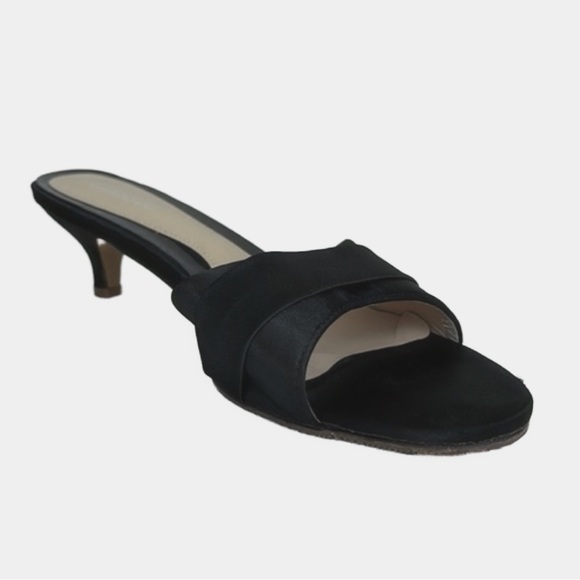 Camssoo - Black Short Slip-On Heel - Picture 2 of 5